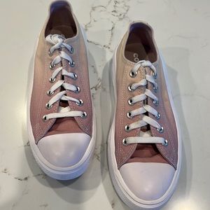 Converse low top platform ombré sneakers